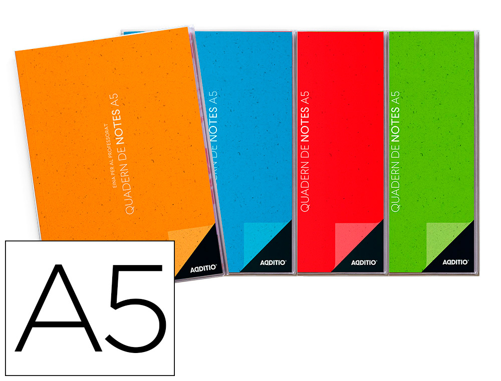CUADERNO DE NOTAS CATALAN ADDITIO DIN A5 EVALUACION CONTINUA