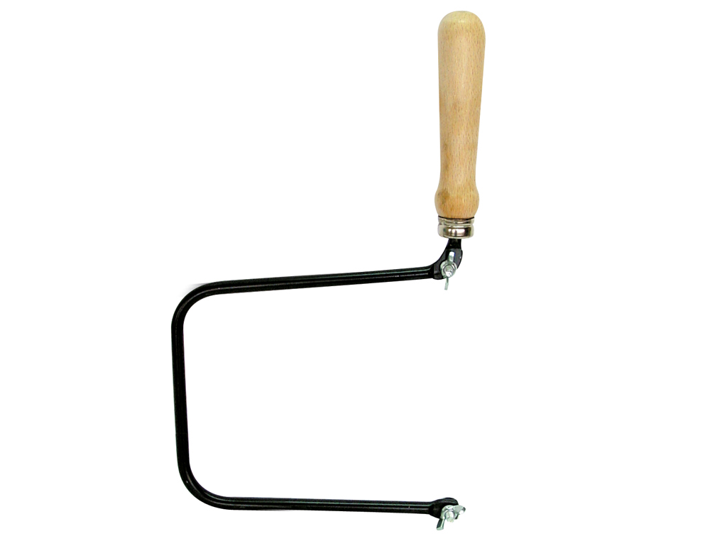 ARCO DE SEGUETA PEQUEÑO 130X150 MM DE CALADO MANGO DE MADERA