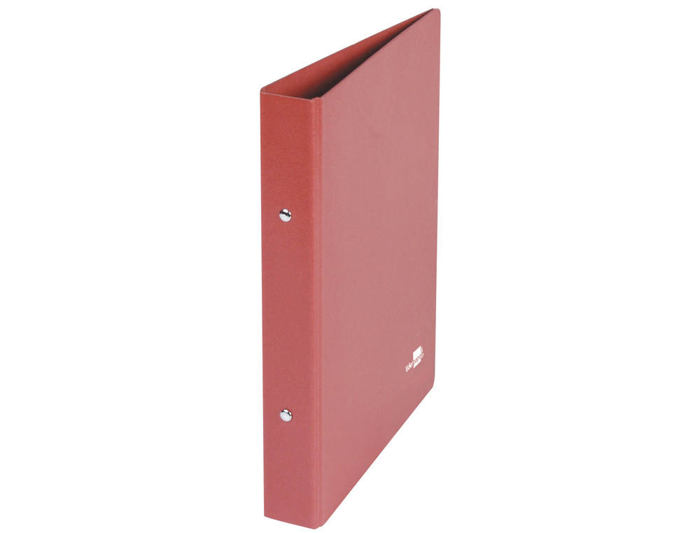 CARPETA DE 2 ANILLAS 40MM REDONDAS LIDERPAPEL FOLIO CARTON CUERO