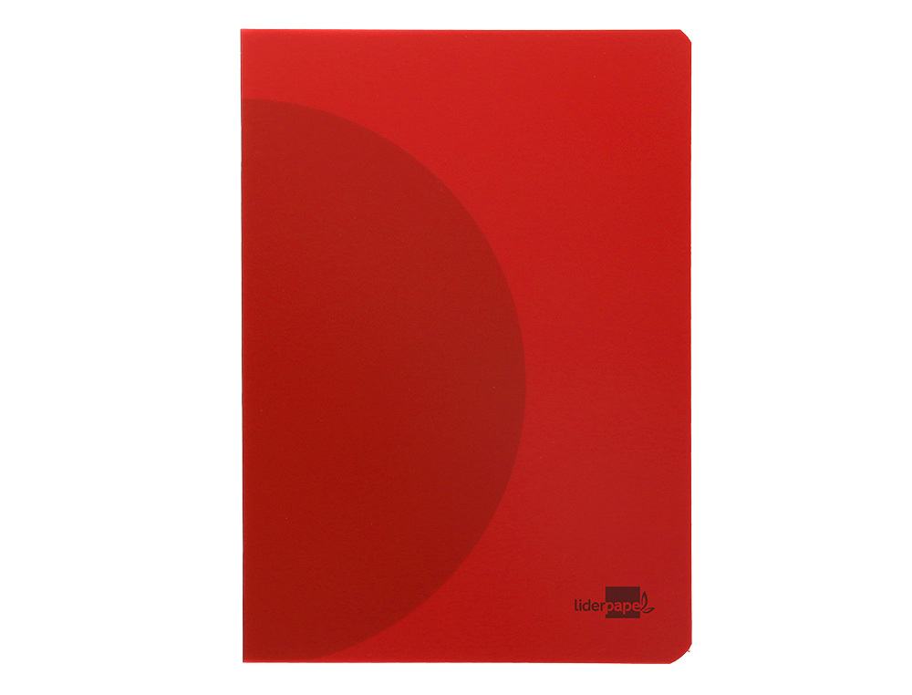 LIBRETA LIDERPAPEL 360 TAPA DE PLASTICO A4 48 HOJAS 90GR PAUTA 4 3,5MM CON MARGEN COLORES SURTIDOS
