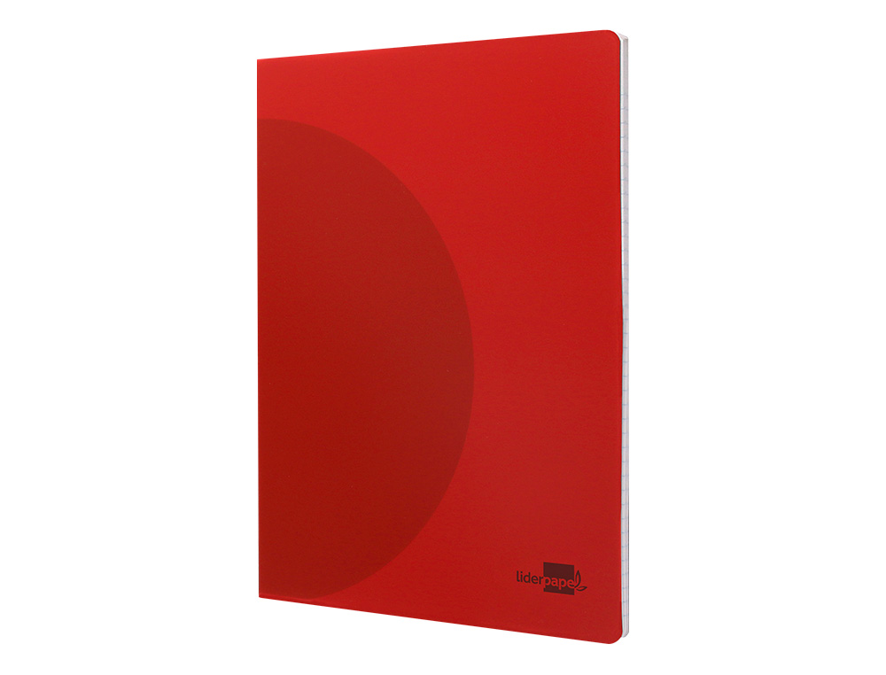 LIBRETA LIDERPAPEL 360 TAPA DE PLASTICO A4 48 HOJAS 90GR PAUTA 4 3,5MM CON MARGEN COLORES SURTIDOS