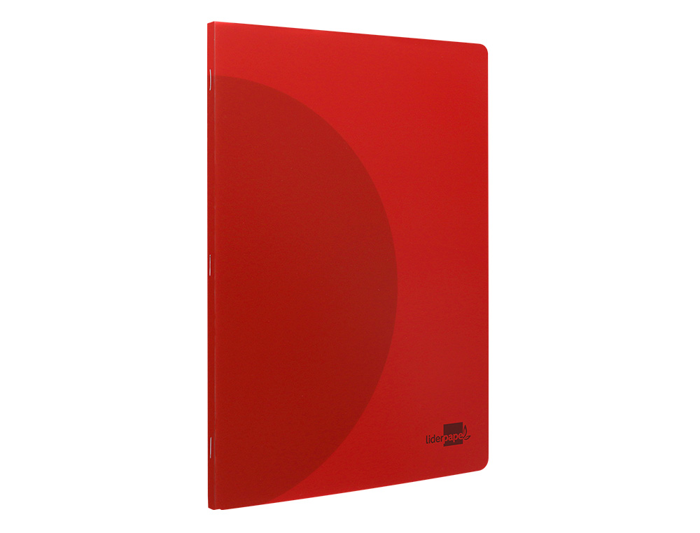 LIBRETA LIDERPAPEL 360 TAPA DE PLASTICO A4 48 HOJAS 90GR PAUTA 4 3,5MM CON MARGEN COLORES SURTIDOS