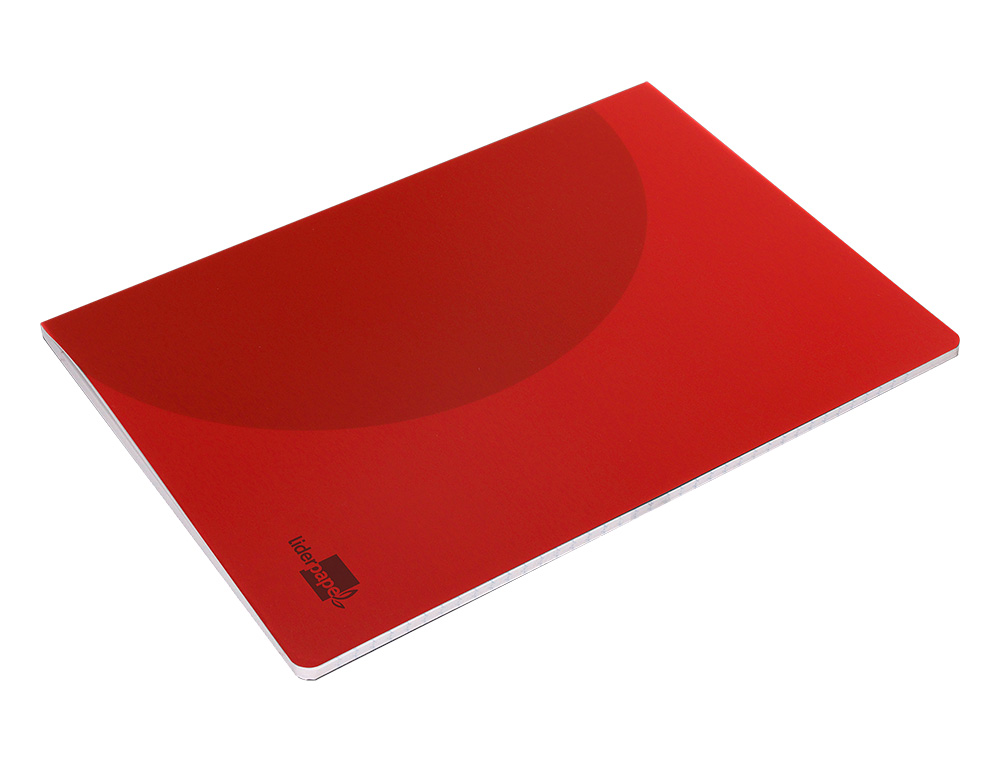 LIBRETA LIDERPAPEL 360 TAPA DE PLASTICO A4 48 HOJAS 90G/M2 CUADRO 3MM CON MARGEN COLORES SURTIDOS