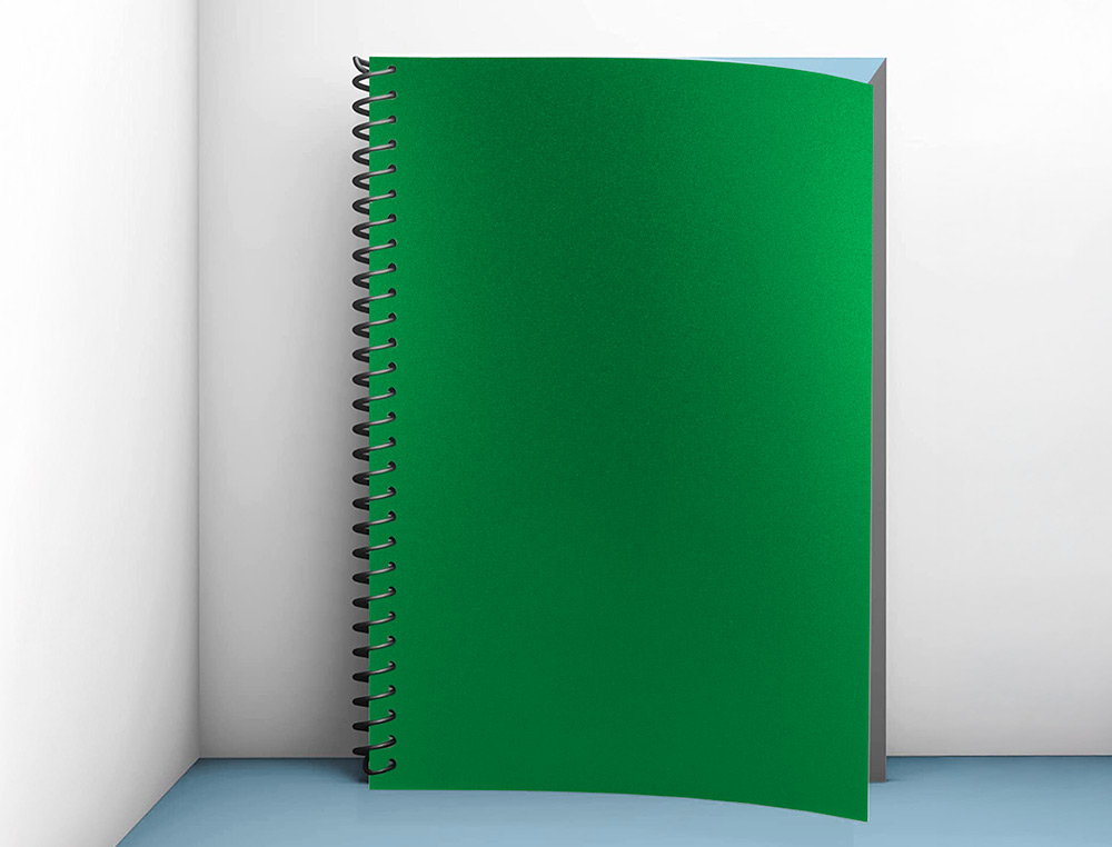 TAPA ENCUADERNACION LIDERPAPEL POLIPROPILENO A4 0.5MM VERDE OPACO PAQUETE DE 100 UNIDADES