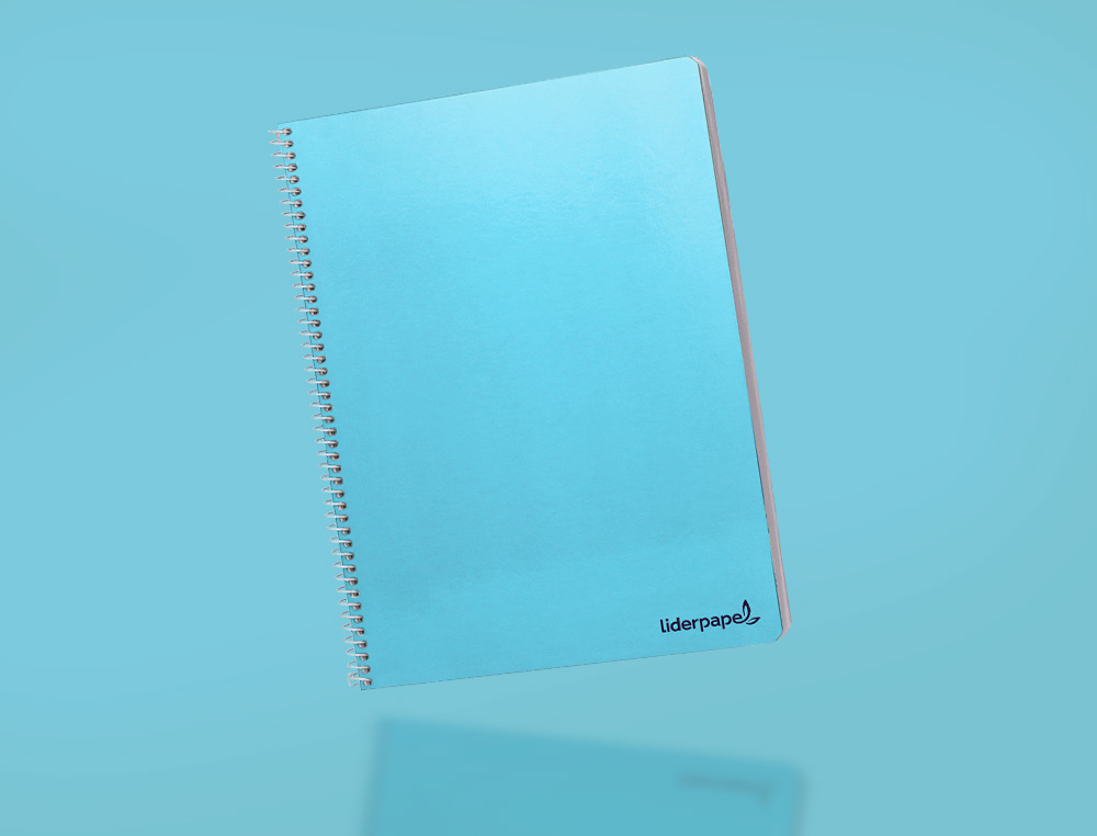 CUADERNO ESPIRAL LIDERPAPEL FOLIO SMART TAPA BLANDA 80H 60GR RAYADO Nº46 COLORES SURTIDOS