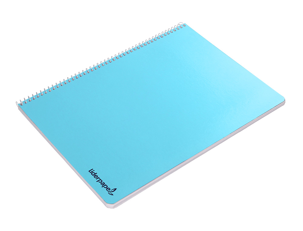 CUADERNO ESPIRAL LIDERPAPEL FOLIO SMART TAPA BLANDA 80H 60GR RAYADO Nº46 COLORES SURTIDOS