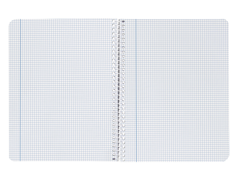 CUADERNO ESPIRAL LIDERPAPEL CUARTO SMART TAPA BLANDA 80H 60GR 3MM CON MARGEN COLORES SURTIDOS
