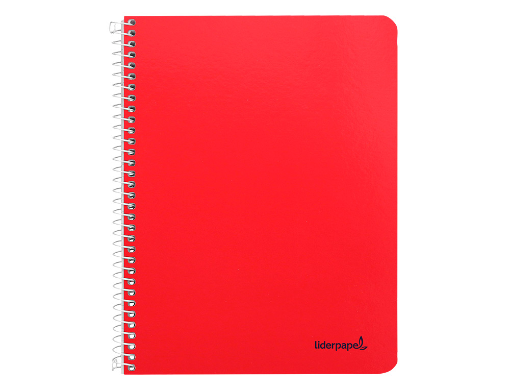 CUADERNO ESPIRAL LIDERPAPEL CUARTO SMART TAPA BLANDA 80H 60GR RAYADO MONTESSORI 3,5MM COLORES SURTIDOS