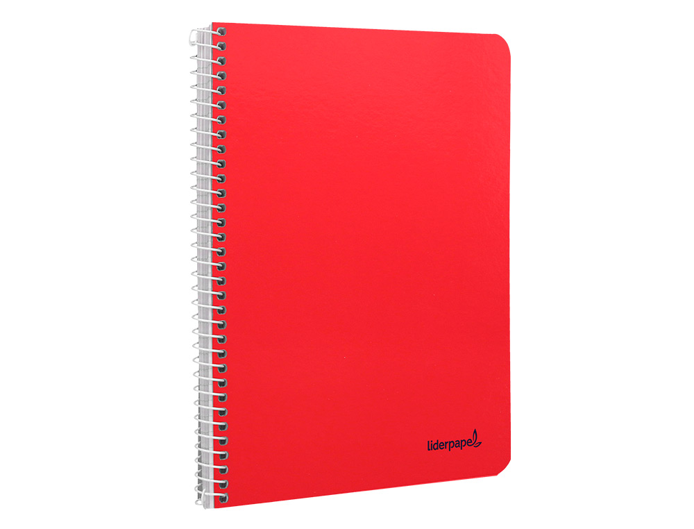 CUADERNO ESPIRAL LIDERPAPEL CUARTO SMART TAPA BLANDA 80H 60GR RAYADO MONTESSORI 3,5MM COLORES SURTIDOS