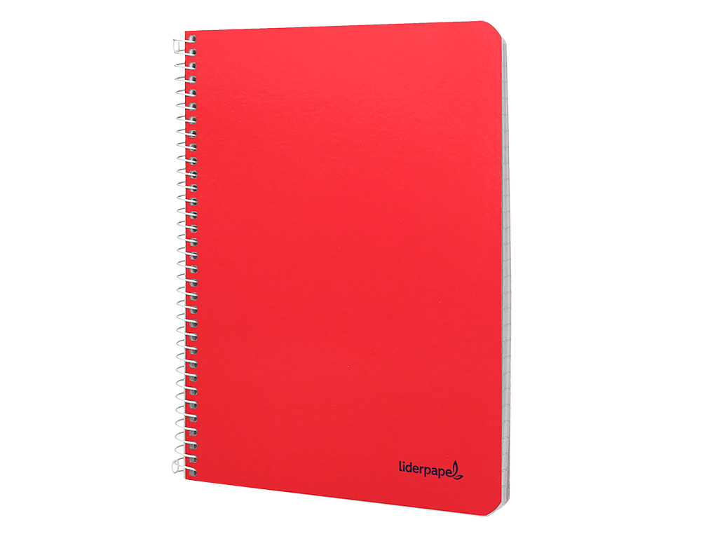 CUADERNO ESPIRAL LIDERPAPEL CUARTO SMART TAPA BLANDA 80H 60GR RAYADO MONTESSORI 3,5MM COLORES SURTIDOS