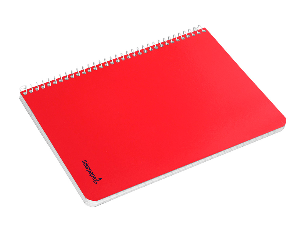 CUADERNO ESPIRAL LIDERPAPEL CUARTO SMART TAPA BLANDA 80H 60GR RAYADO MONTESSORI 3,5MM COLORES SURTIDOS