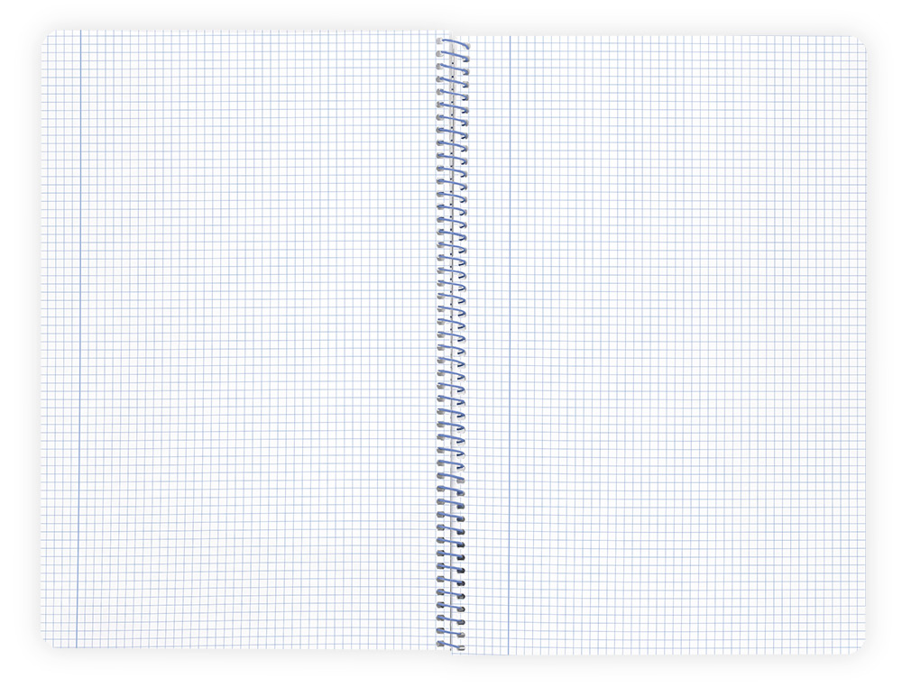 CUADERNO ESPIRAL LIDERPAPEL A4 WONDER TAPA PLASTICO 80H 90GR CUADRO 4MM CON MARGEN COLOR AMARILLO