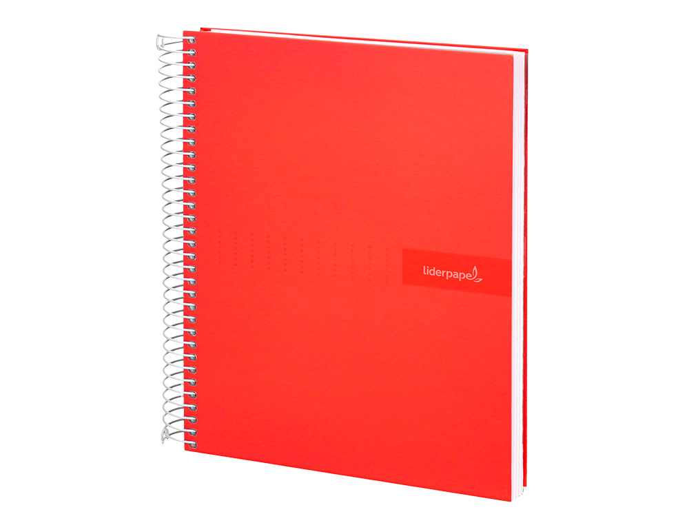 CUADERNO ESPIRAL LIDERPAPEL A5 CRAFTY TAPA FORRADA 80H 90 GR MILIMETRADO 2MM COLORES SURTIDOS