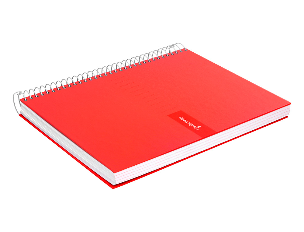 CUADERNO ESPIRAL LIDERPAPEL A5 CRAFTY TAPA FORRADA 80H 90 GR MILIMETRADO 2MM COLORES SURTIDOS