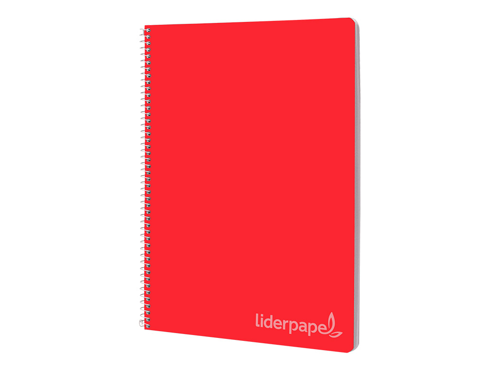 CUADERNO ESPIRAL LIDERPAPEL FOLIO WITTY TAPA DURA 80H 75GR PAUTA 3,5MM CON MARGEN COLORES SURTIDOS