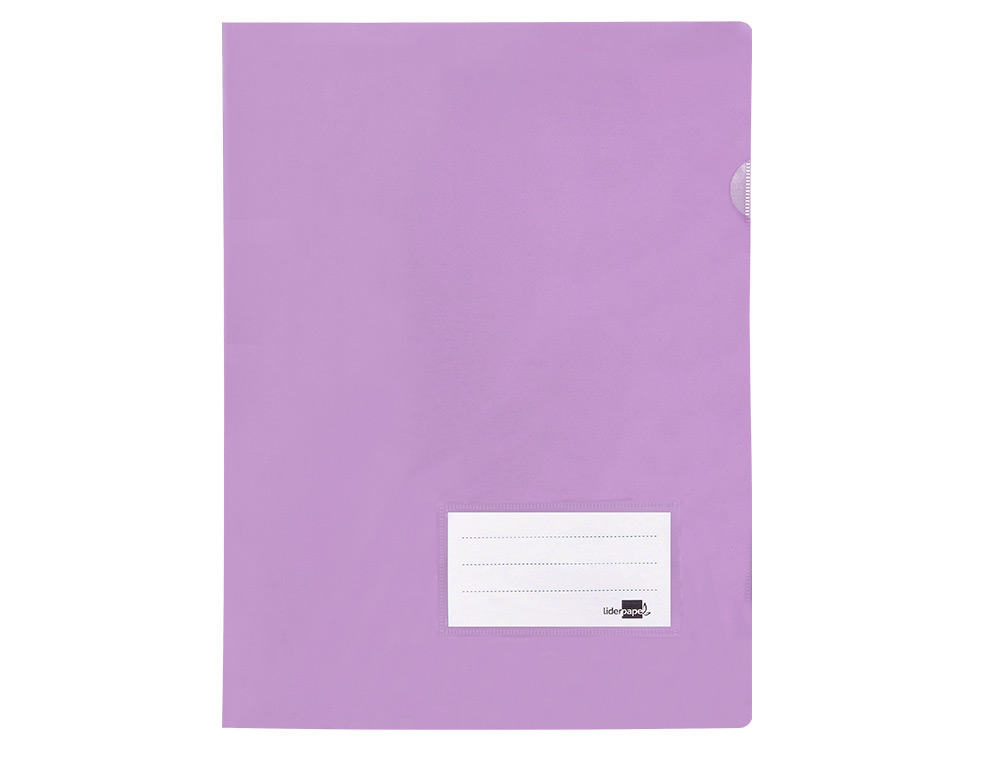 CARPETA LIDERPAPEL DOSSIER A4 UERO LAVANDA OPACO