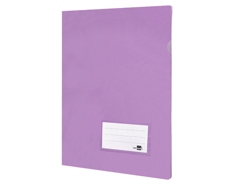 CARPETA LIDERPAPEL DOSSIER A4 UERO LAVANDA OPACO