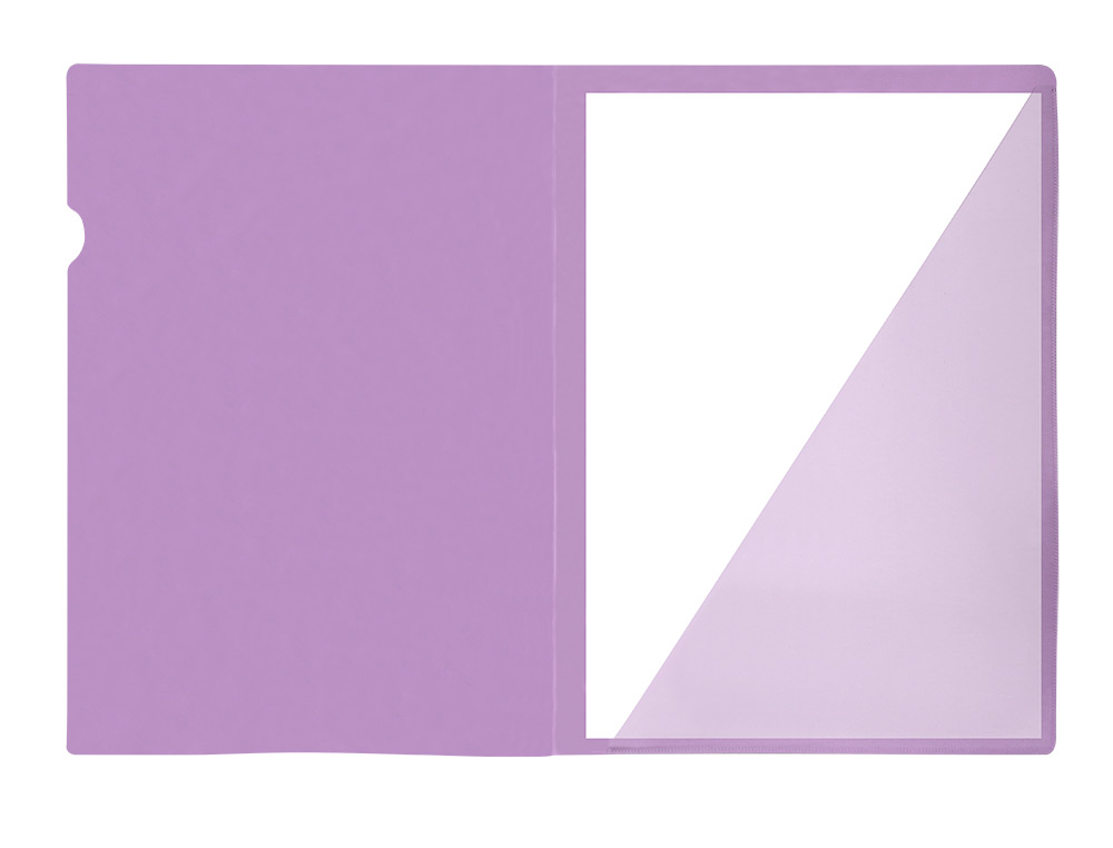 CARPETA LIDERPAPEL DOSSIER A4 UERO LAVANDA OPACO
