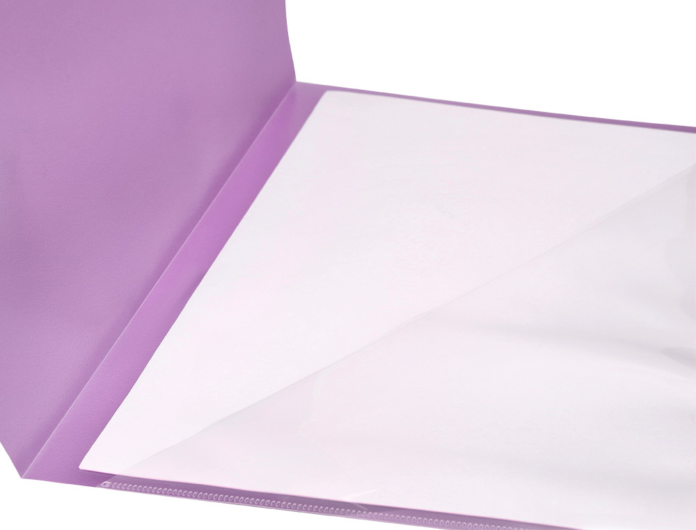 CARPETA LIDERPAPEL DOSSIER A4 UERO LAVANDA OPACO
