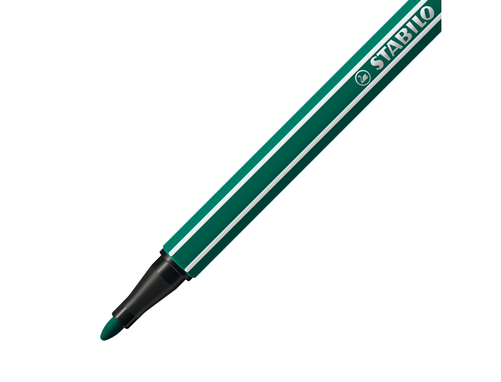 ROTULADOR STABILO ACUARELABLE PEN 68 AZUL VERDOSO PUNTA GRUESA 1MM