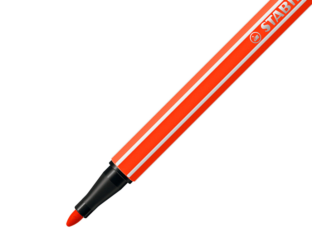 ROTULADOR STABILO ACUARELABLE PEN 68 BERMELLON PUNTA GRUESA 1MM