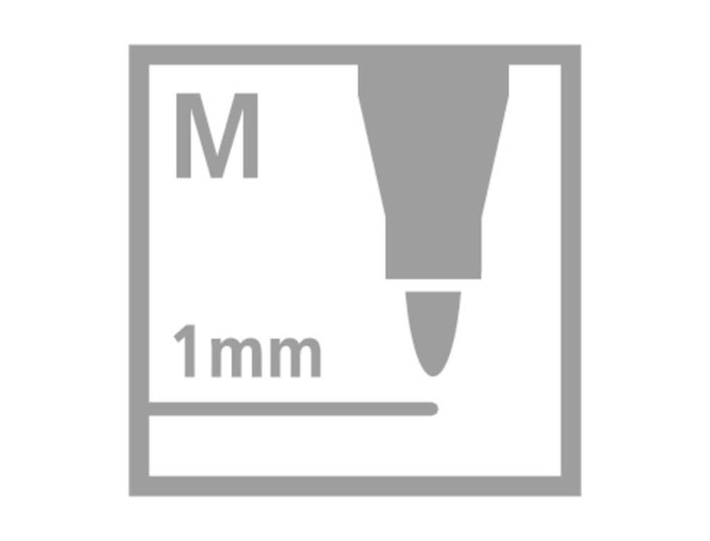 ROTULADOR STABILO ACUARELABLE PEN 68 BERMELLON PUNTA GRUESA 1MM