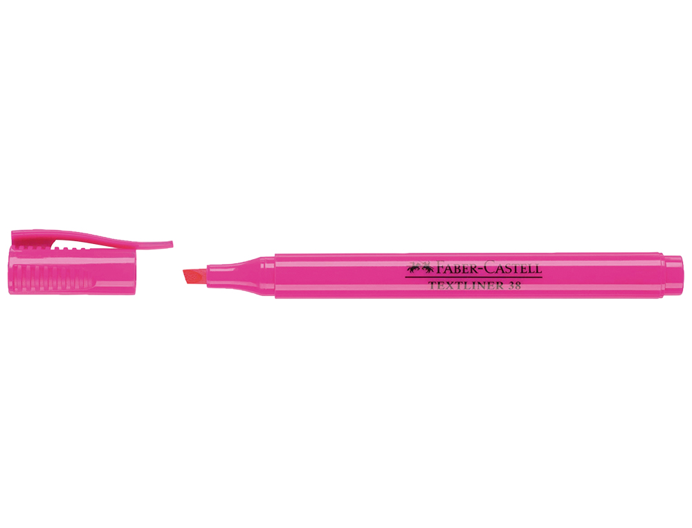 ROTULADOR FABER CASTELL FLUORESCENTE TEXTLINER 38 ROSA