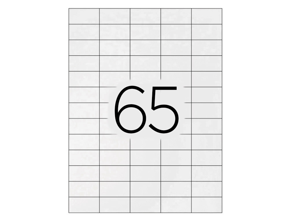 ETIQUETA ADHESIVA Q-CONNECT KF15386 TAMAÑO 38,1X21,2 MM FOTOCOPIADORA LASER INK-JET CAJA CON 100 HOJAS DIN A4