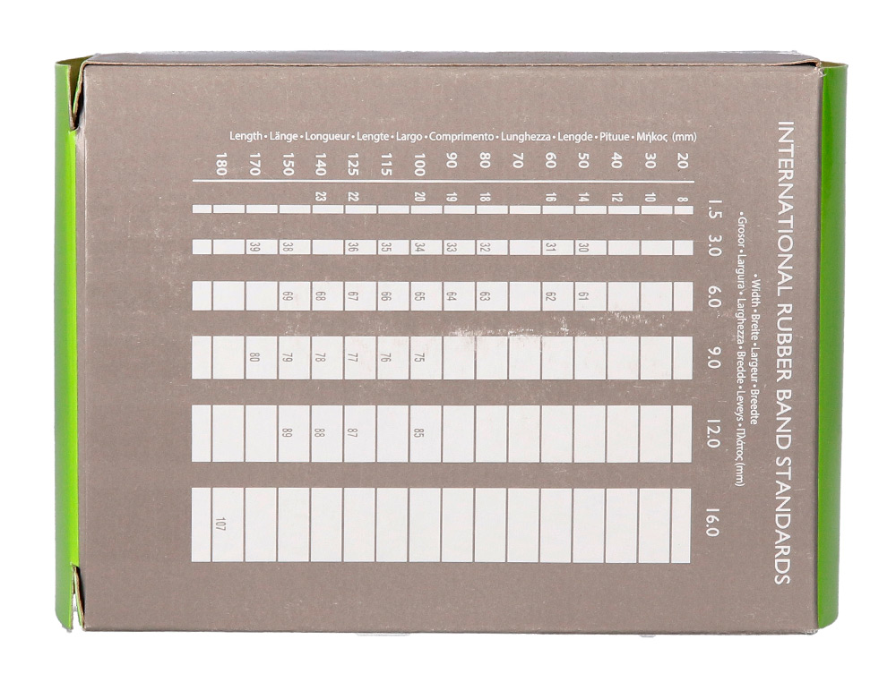 BANDAS ELASTICAS Q-CONNECT 100 GR 120X10 MM NUMERO 12