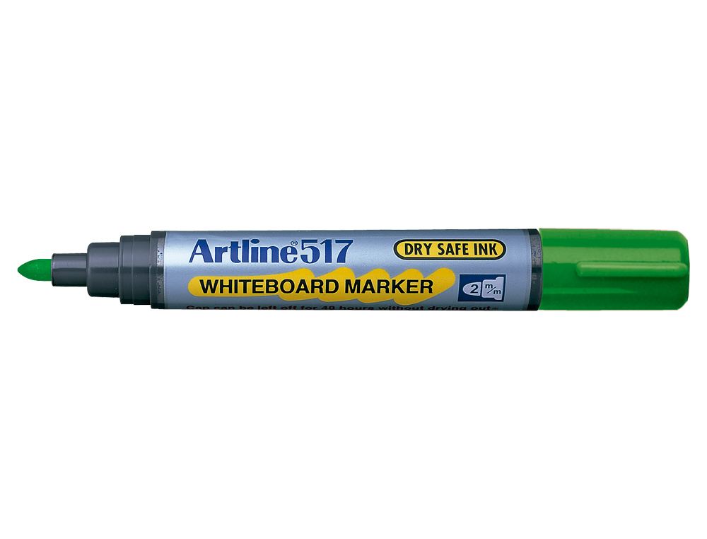 ROTULADOR ARTLINE PIZARRA EK-517 VERDE PUNTA REDONDA 2 MM TINTA DE BAJO OLOR