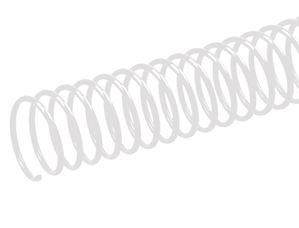 ESPIRAL METALICO Q-CONNECT BLANCO 64 5:1 12 MM 1MM CAJA DE 200 UNIDADES
