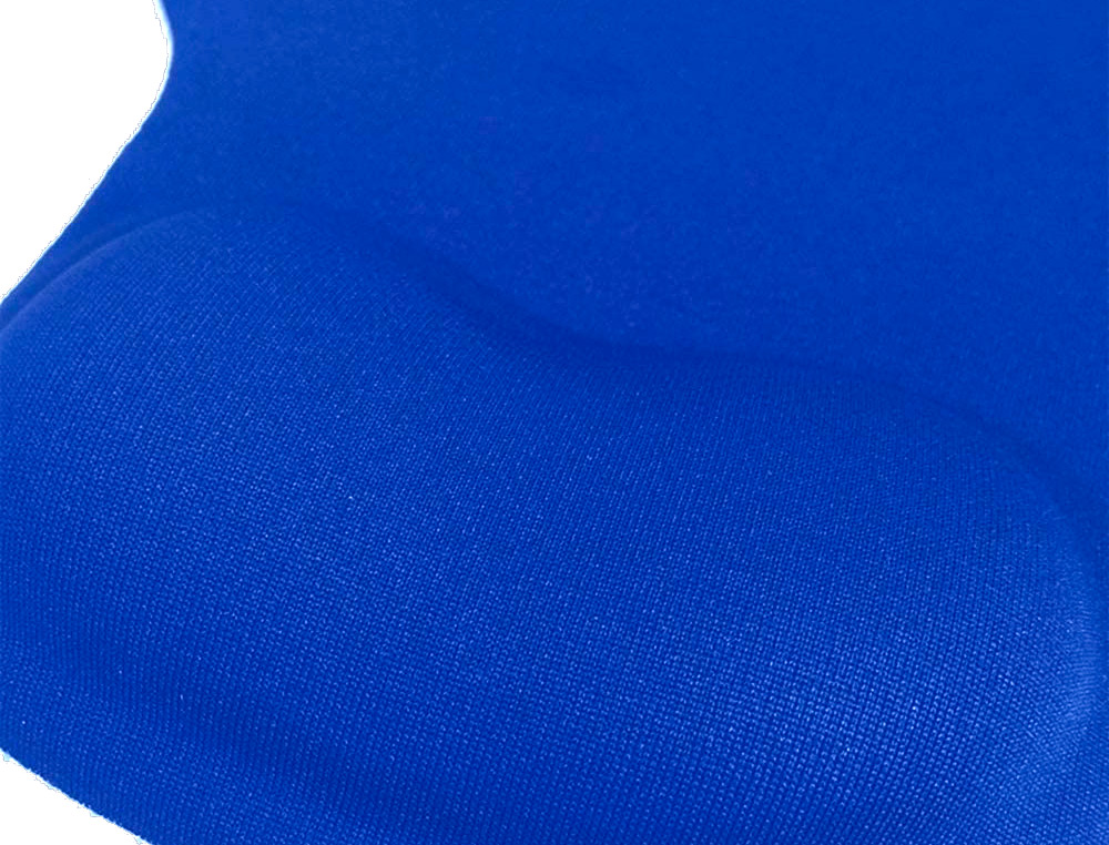 ALFOMBRILLA PARA RATON Q-CONNECT REPOSAMUECAS DE GEL COLOR AZUL 190X230X20 MM