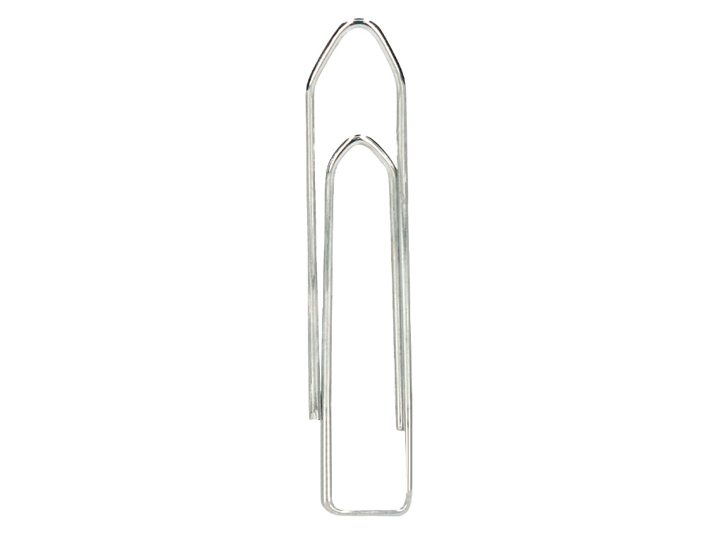 CLIPS NIQUELADOS Q-CONNECT N4 50 MM CAJA DE 100 UNIDADES