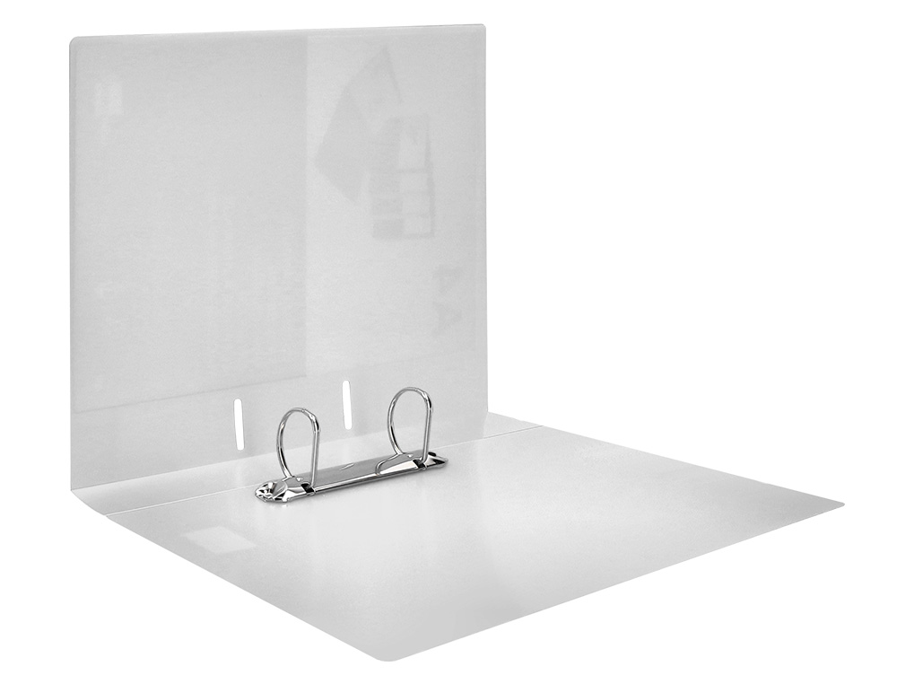 CARPETA LIDERPAPEL CANGURO 2 ANILLAS 40 MM MIXTAS POLIPROPILENO DIN A4 TRANSPARENTE