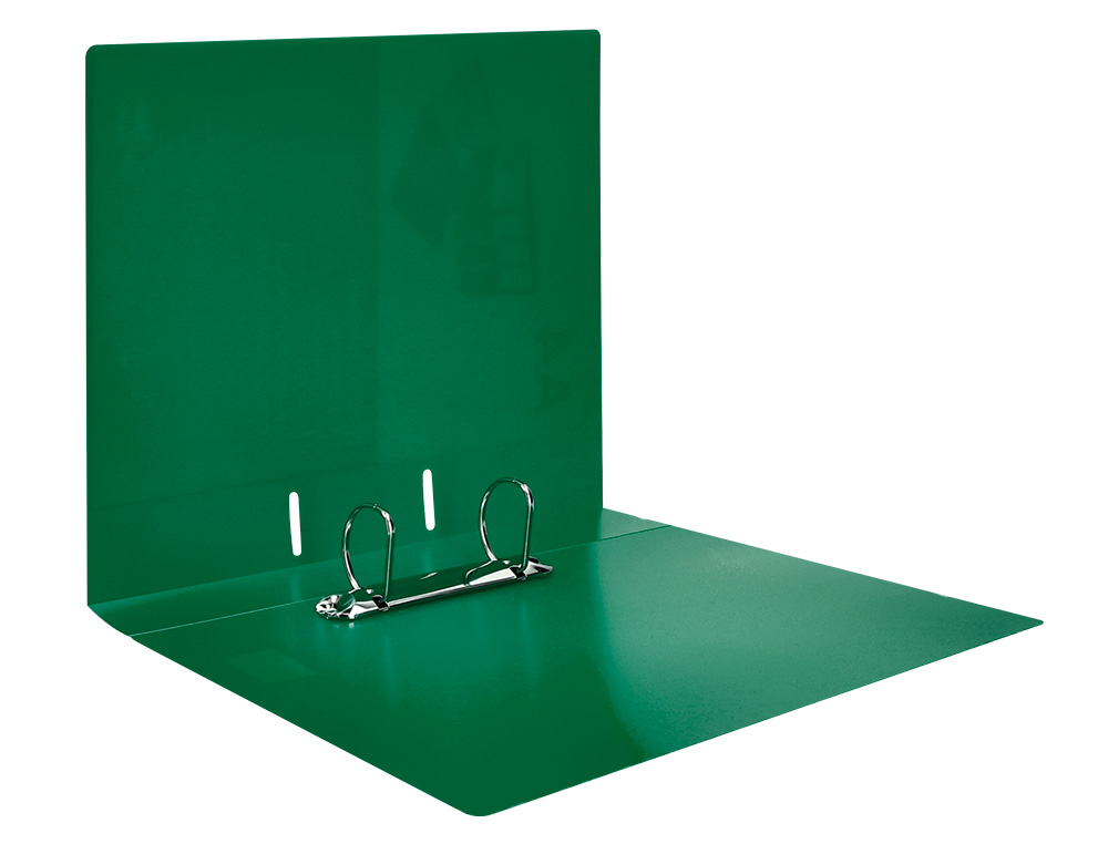 CARPETA LIDERPAPEL CANGURO 2 ANILLAS 40 MM MIXTAS POLIPROPILENO DIN A4 VERDE TRANSLICUDO