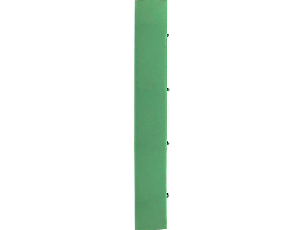 CARPETA CON RECAMBIO LIDERPAPEL A4 CUADRO 5MM 100 HOJAS 80G POLIPROPILENO 4 ANILLAS 25MM COLOR VERDE