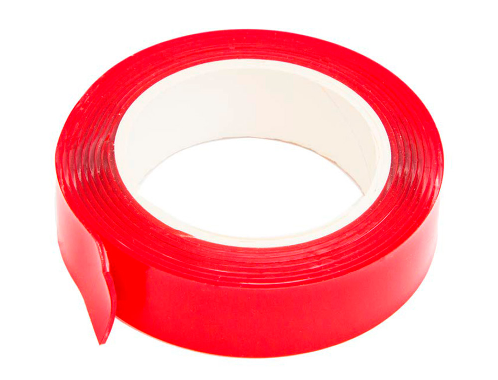 CINTA ADHESIVA UHU DOUBLEFIX MARRON DOBLE CARA EXTRA FUERTE 1,5 MT X 19 MM