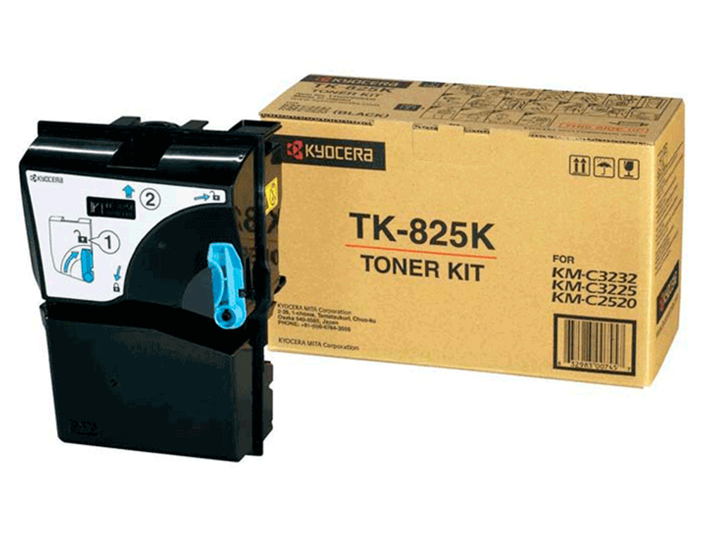 TONER KYOCERA -MITA KM-C2520 / 3225 / 3232 TK825K NEGRO