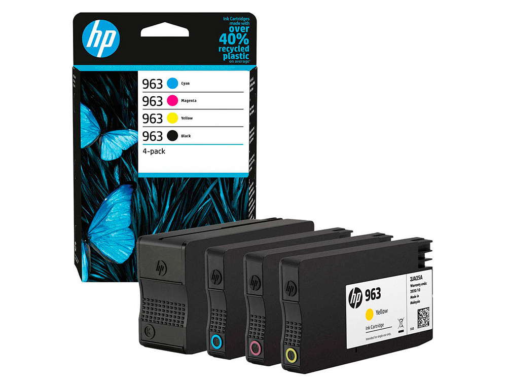 TONER HP LASER 963-6ZC70AE MULTIPACK NEGRO / CIAN / MAGENTA / AMARILLO