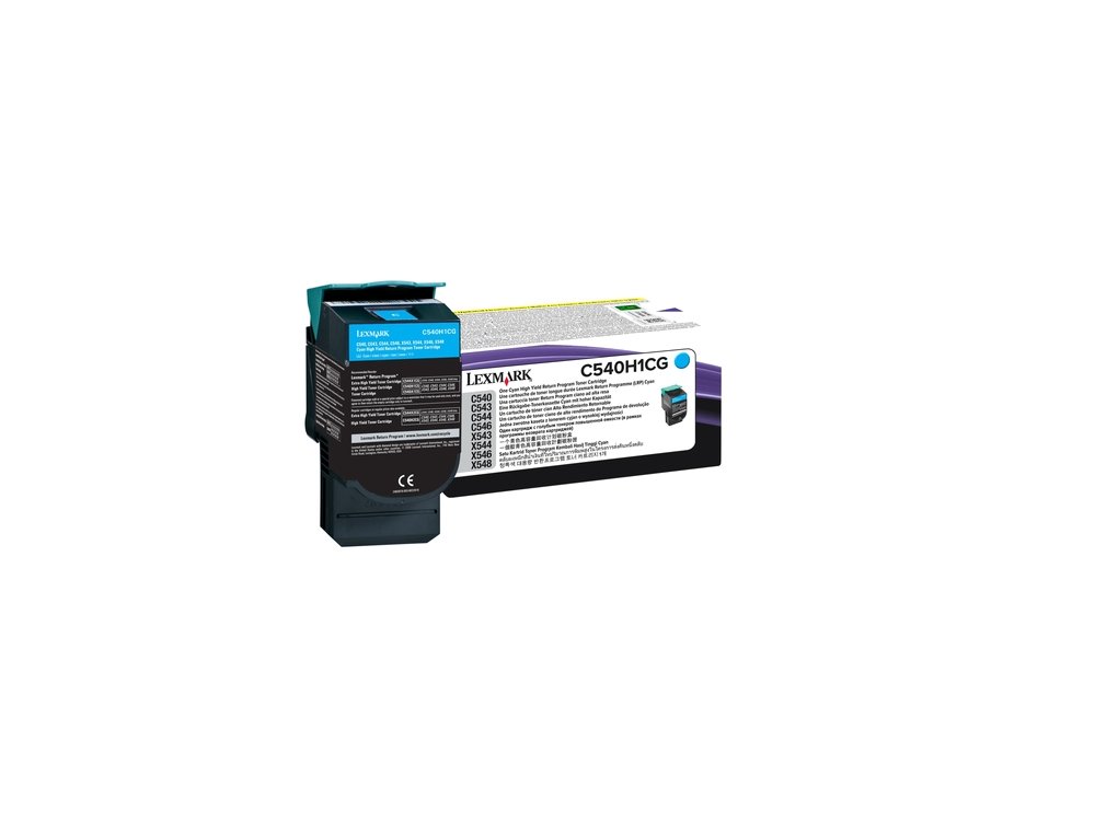 TONER LEXMARK LASER C540H1CG C540 / C543 / C544 / X543 / X544 CIAN 2000 PAGINAS
