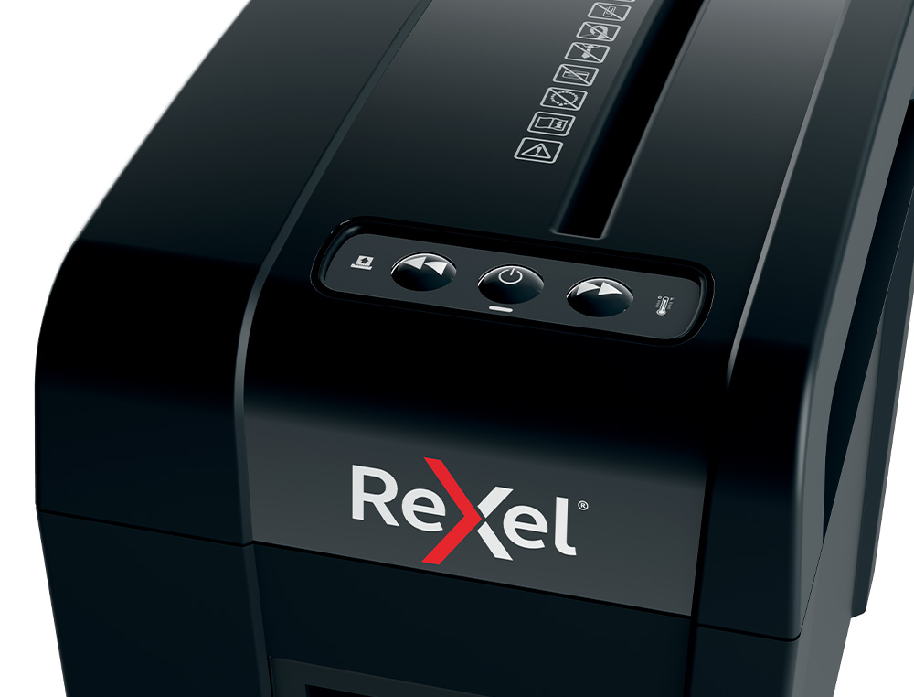 DESTRUCTORA DE DOCUMENTOS REXEL SECURE X6-SL CAPACIDAD 6 HOJAS PARTICULAS DESTRUYE GRAPAS Y CLIPS