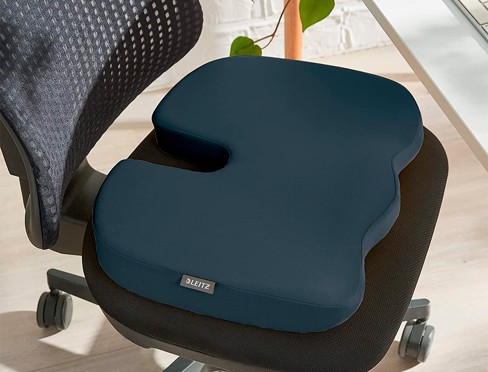 COJIN DE ASIENTO LEITZ ACTIVE ERGO COSY COLOR GRIS 355X75X455 MM