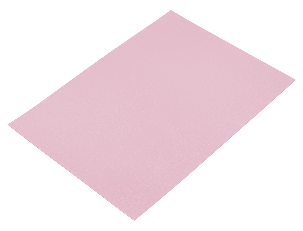 TAPA ENCUADERNACION LIDERPAPEL CARTON A4 1 MM ROSA PAQUETE DE 50 UNIDADES