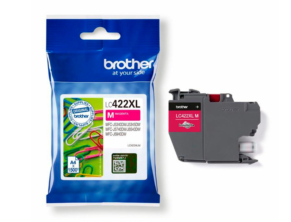 INK-JET BROTHER LC-422XLM MAGENTA MFC-J5340DW / MFC-J5740DW / MFC-J6540DW / MFC-J6940DW 1500 PAGINAS