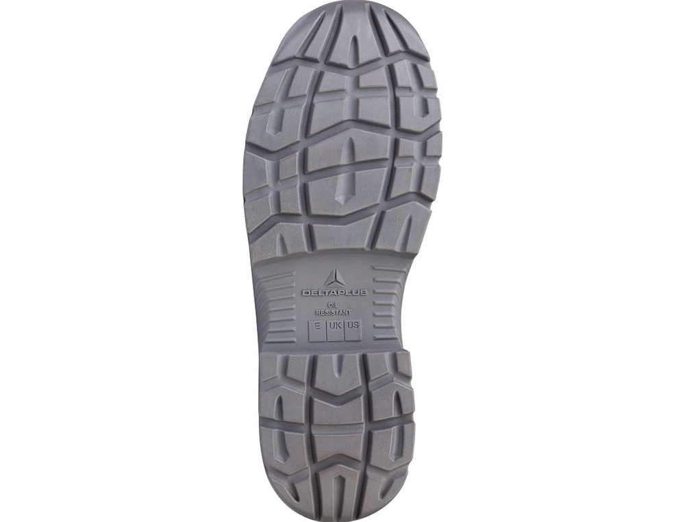 BOTAS DELTAPLUS DE SEGURIDAD PIEL CRUPON PIGMENTADA SUELA PU BI-DENSIDAD COLOR NEGRO TALLA 39