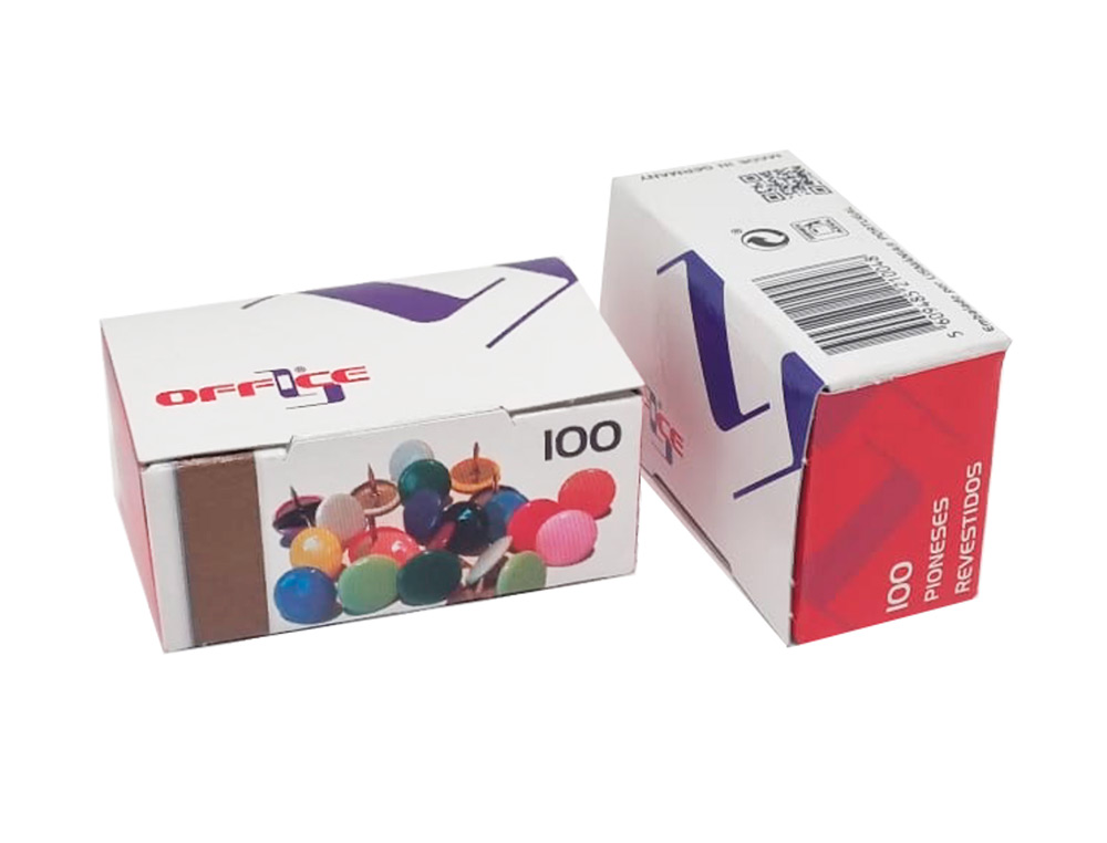 CHINCHETA LISMANIA OFFICE LATONADA CAJA DE 100 UNIDADES