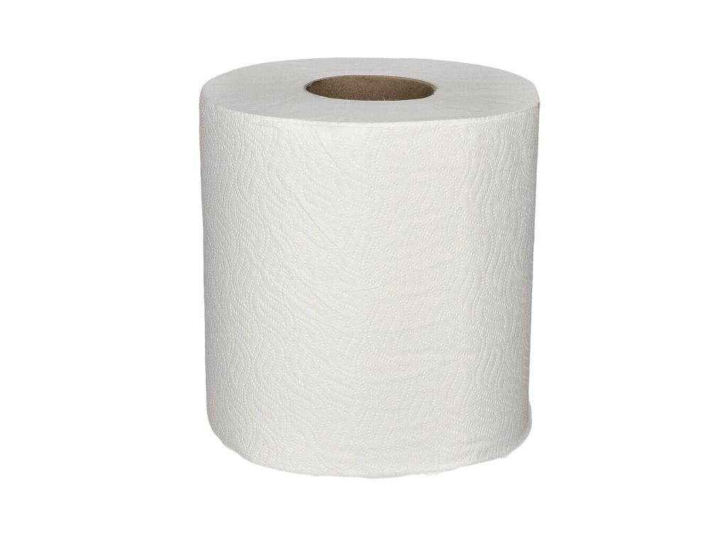 PAPEL SECAMANOS BUNZL GREENSOURCE 2 CAPAS CELULOSA BLANCA 200 MM X 150 MT PAQUETE DE 6 ROLLOS