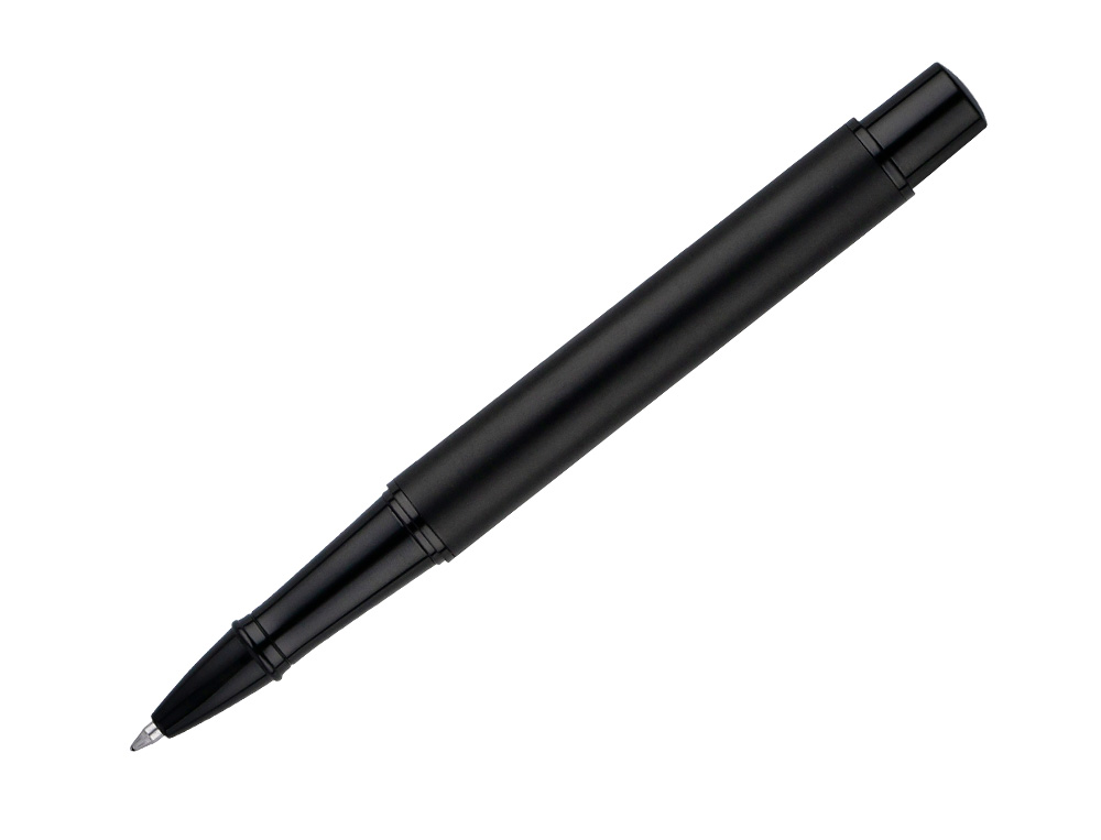 ROLLER BELIUS TURBO ALUMINIO COLOR NEGRO TINTA AZUL CAJA DE DISEO