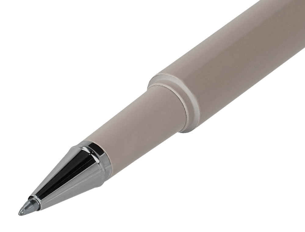 ROLLER Y FUNDA DE SIMILPIEL BELIUS SPACE B COLOR MINIMALISTA GRIS TINTA AZUL CAJA DE DISEÑO