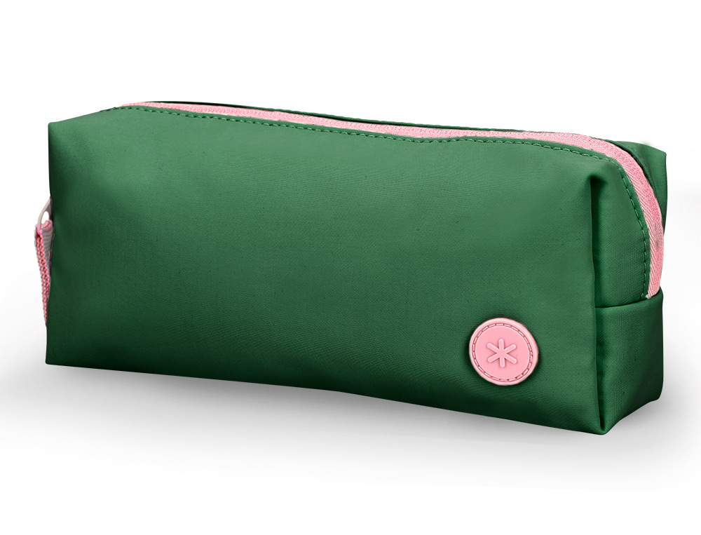 ESTUCHE PORTATODO ANTARTIK BASIC PACK 1 COMPARTIMENTO VERDE COMPAERO MOCHILA 80X55X210 MM